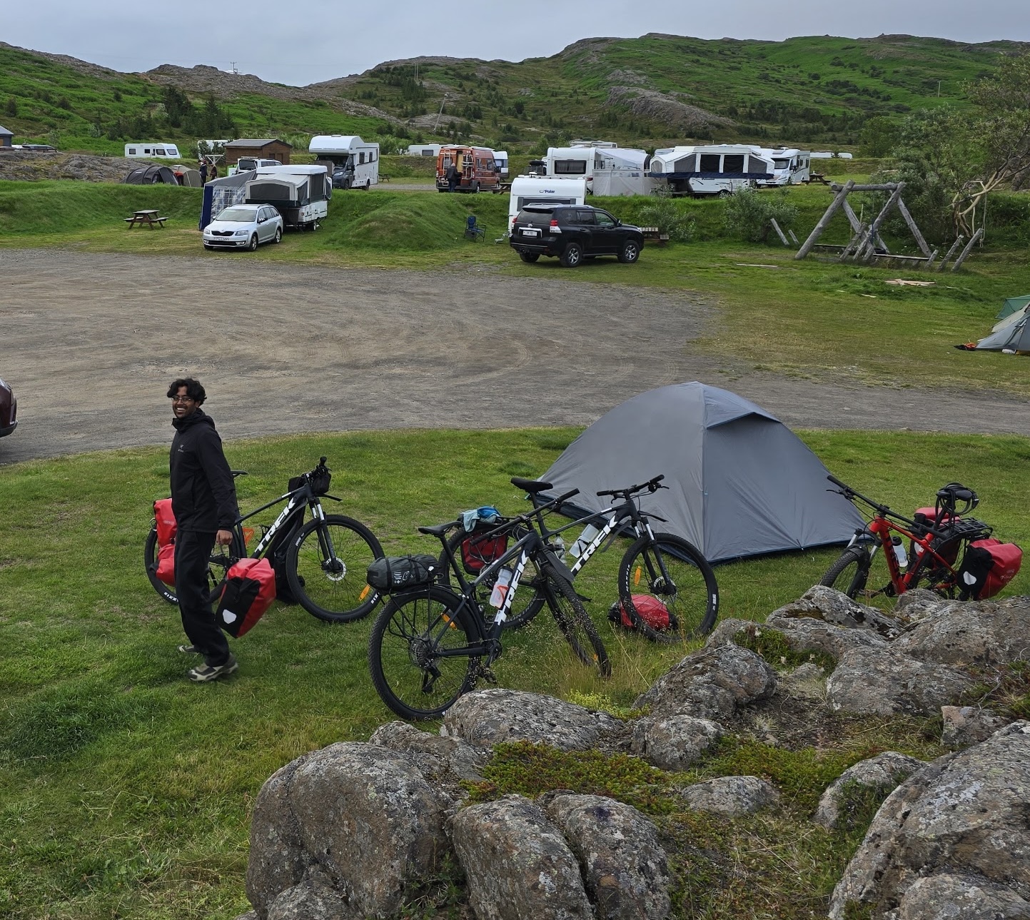 Mountain bike Bikepacking