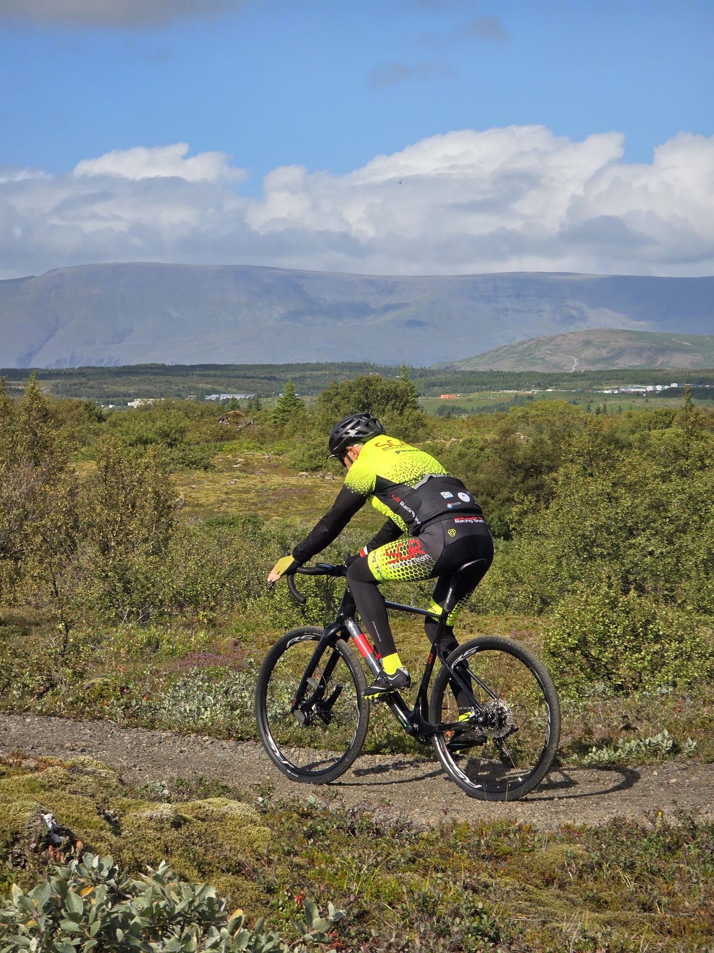 Gravel bike ride in Iceland