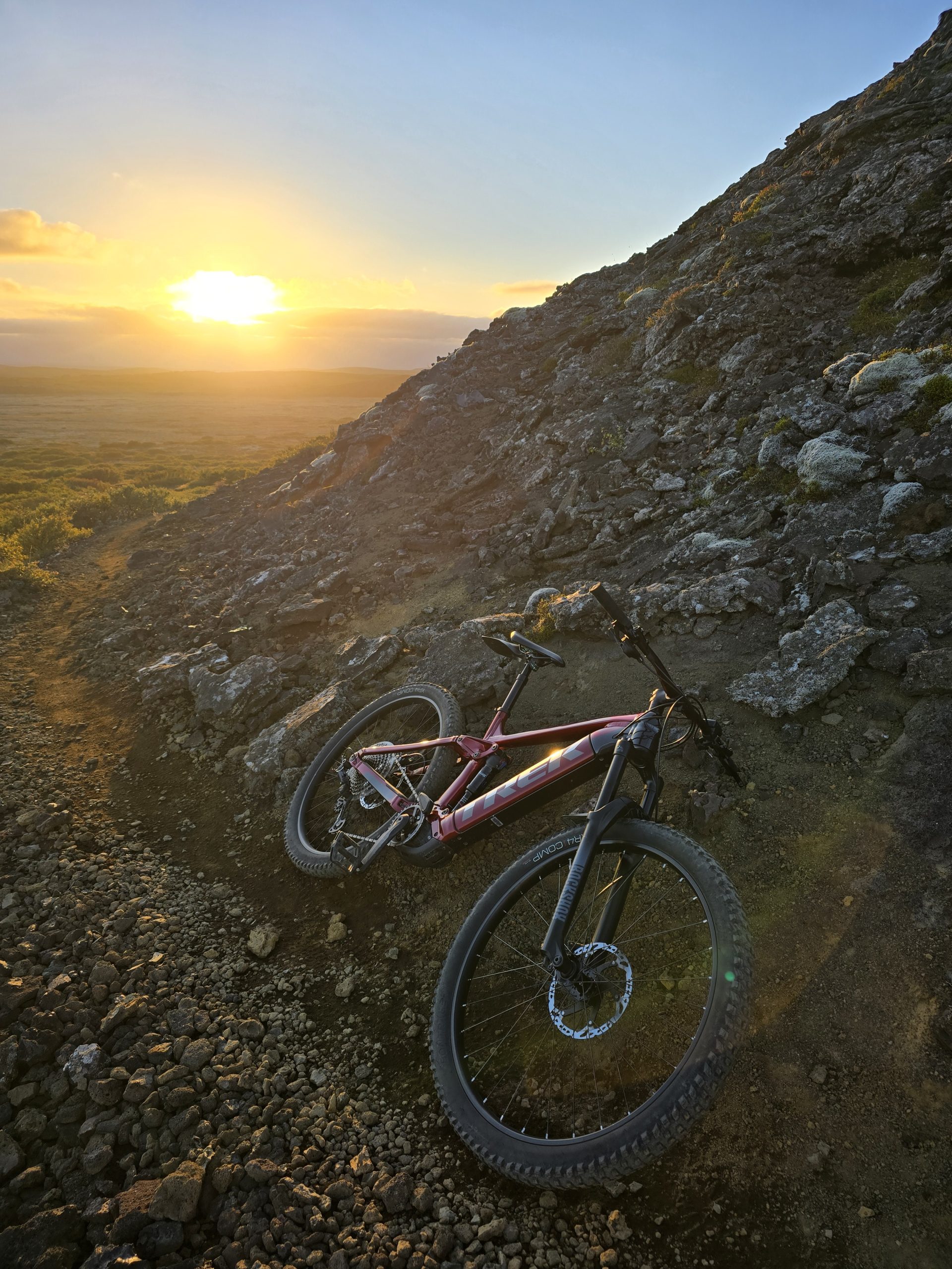 Riding a Trek Rail 5 e-MTB in Iceland