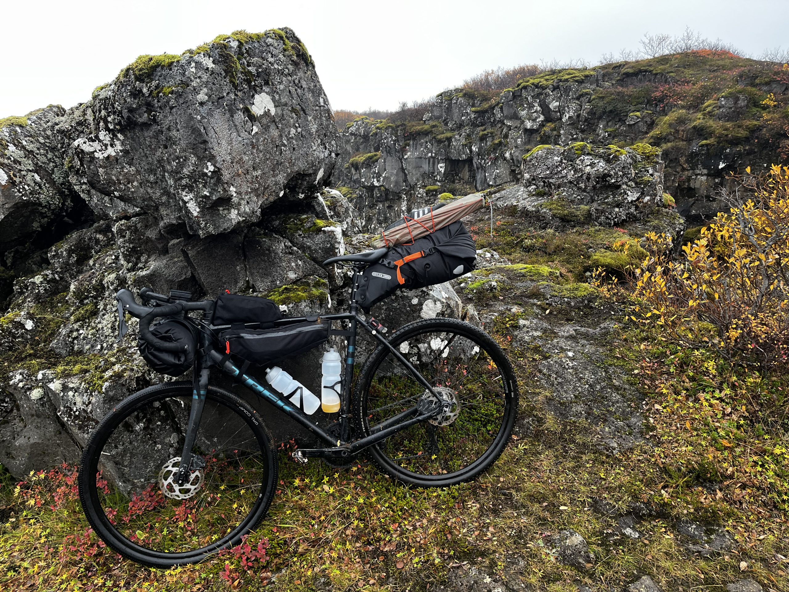 Gravel bike ride in Iceland